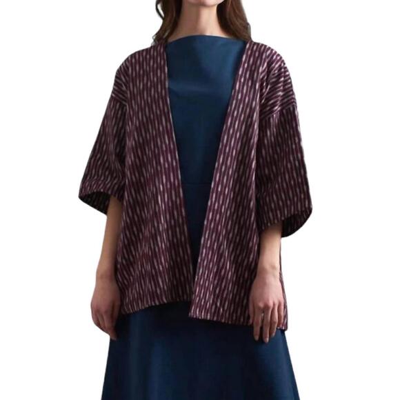 MATA TRADERS Jackets & Blazers - NEW MATA TRADERS relaxed jacket in plum ikat